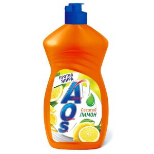 Жидкое моющее средство AOS Лимон